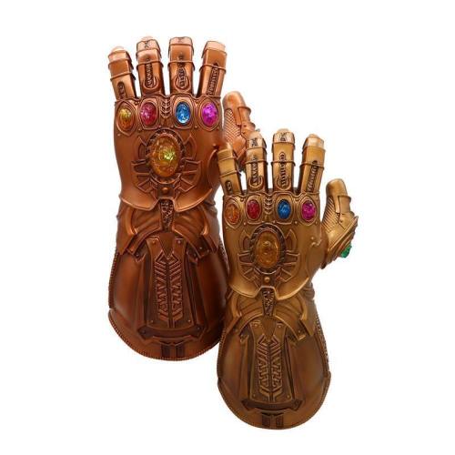 Avengers 4 Iron Man Thanos Gloves Latex Mask Halloween Cosplay Props