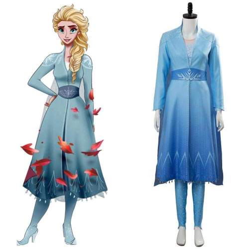 Frozen 2 Princess Elsa Cosplay Costumes