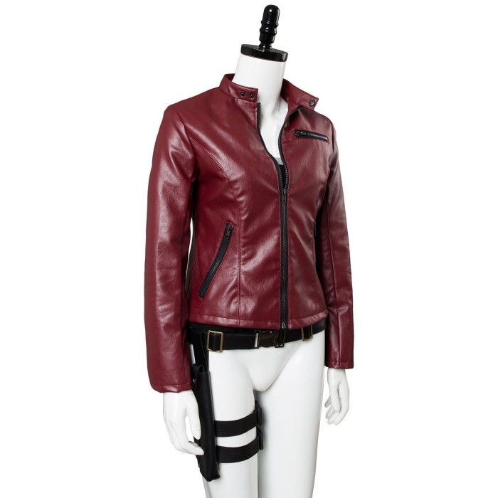 Video Game Resident Evil 2 Remake Claire Redfield Outfit Cosplay Costume