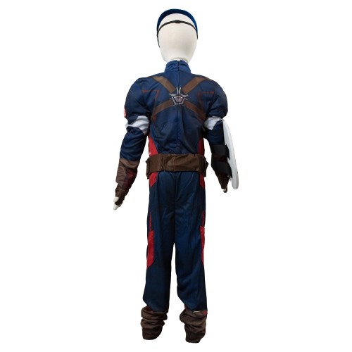 Marvel Avengers Captain America Costume For Kid Cosplay Costume