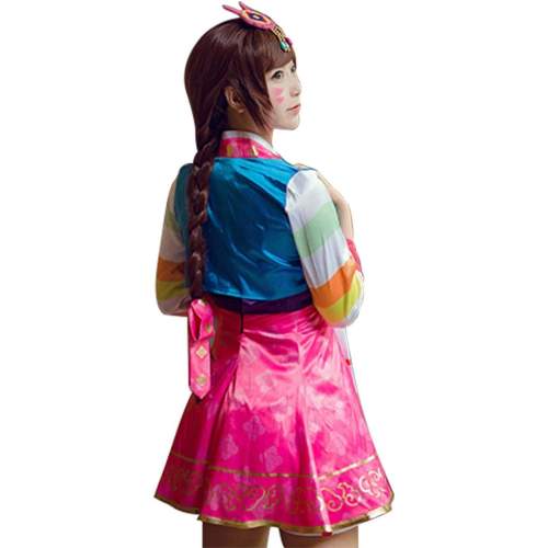 Overwatch Ow Dva Hana Song Korean Traditional Cosplay Costume