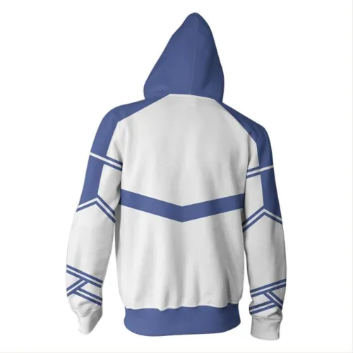Sword Art Online Costume Halloween Anime Cosplay Zip Up Jacket Pullover Hoodie