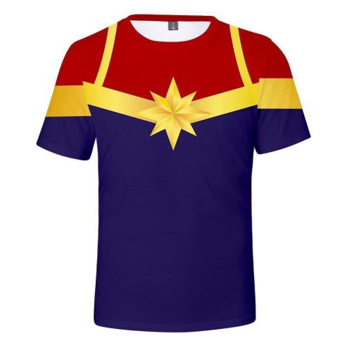 Captain Marvel T-Shirt - Carol Danvers Graphic T-Shirt Csos925