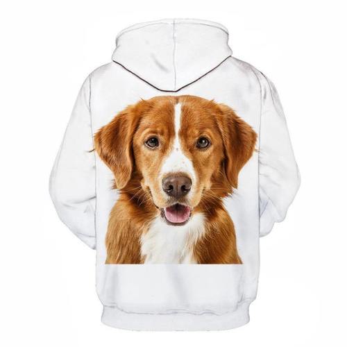 Cute Dog Face 3D - Sweatshirt, Hoodie, Pullover