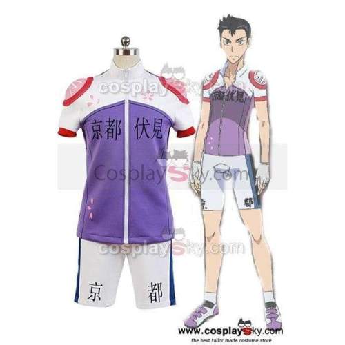 Yowamushi Pedal Kyoto Fushimi Members Bicycle Race Suit Cosplay Costume