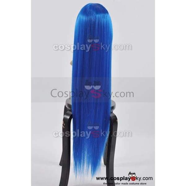 Fairy Tail Wendy Marvell Blue Cosplay Wig 100Cm