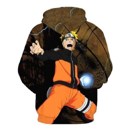 Naruto Hoodie - Naruto Uzumaki Pullover Hoodie
