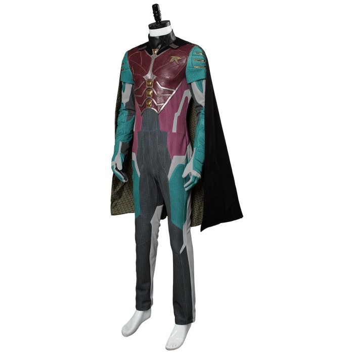 Titans Richard Grayson Robin Nightwing Cosplay Costume Version Two