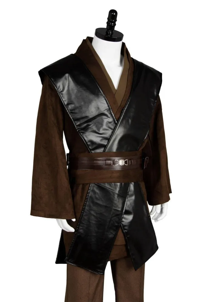 Star Wars Anakin Skywalker Jedi Costume Outfit Robe