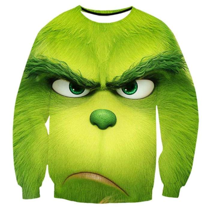 Grinch Sweatshirt - The Grinch Pullover Sweater