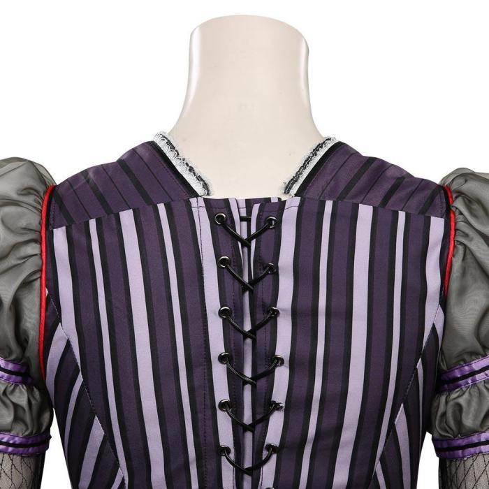 Lemony Snicket‘S A Series Of Unfortunate Events Violet Baudelaire Dress Outfits Halloween Carnival Suit Cosplay Costume
