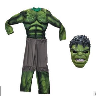New Avengers Hulk Costumes For Kids/ Fancy Dress/Halloween Carnival Party Cosplay Boy Kids Clothing Decorations Supplies