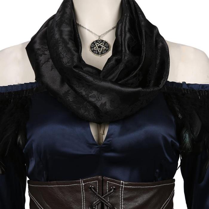 The Witcher 3: Wild Hunt-Yennefer Top Skirt Outfits Halloween Carnival Suit Cosplay Costume