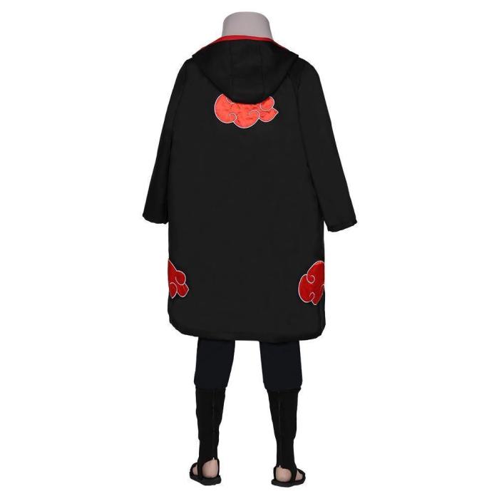 Naruto-Uchiha Sasuke Coat Pants Outfits Halloween Carnival Suit Cosplay Costume