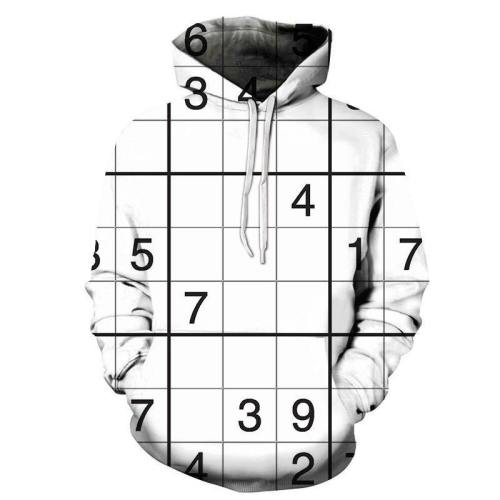 Sudoku Time 3D - Sweatshirt, Hoodie, Pullover