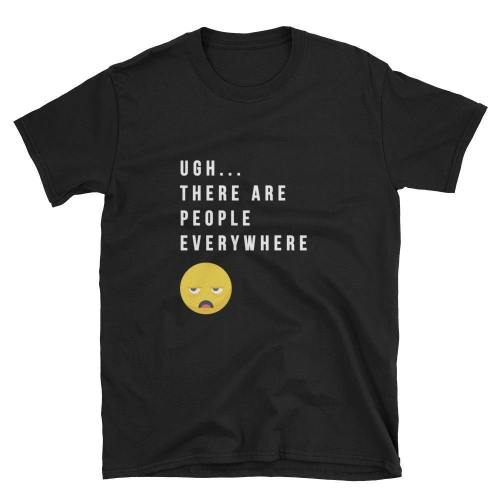  People Everywhere  Short-Sleeve Unisex T-Shirt (Black/Navy)