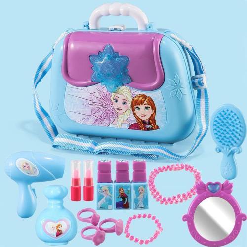  Frozen Backpack Child Girl Makeup Makeup Makeup Toy Set