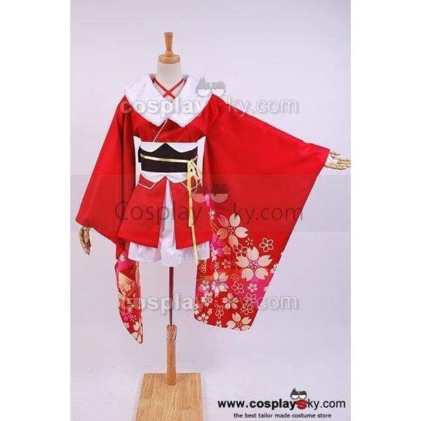 Unbreakable Machine-Doll Yaya Sakura Kimono Costume Cosplay