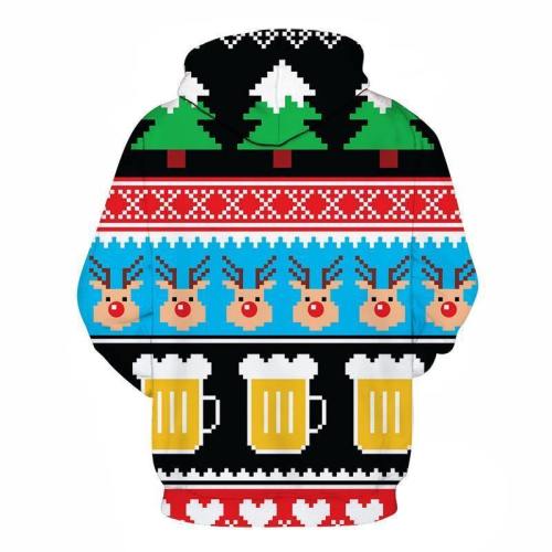 Beer Christmas Hoodie - Sweatshirt, Hoodie, Pullover