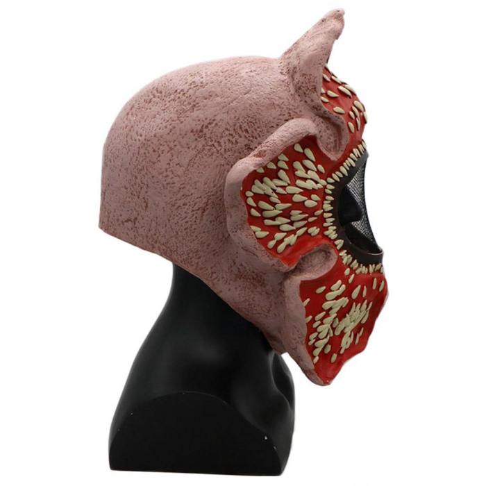 Stranger Things Demogorgon Latex Helmet Cosplay Accessories
