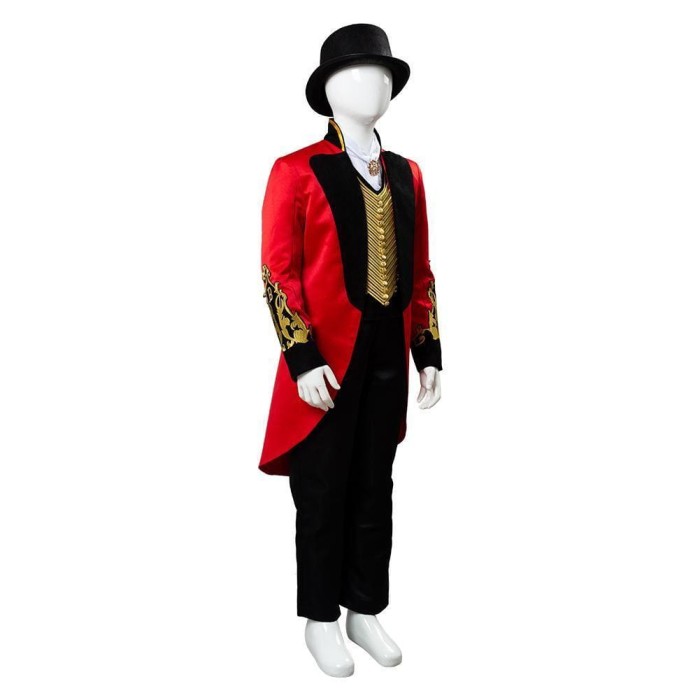 Movie The Greatest Showman P.T. Barnum Cosplay Costume For Kids