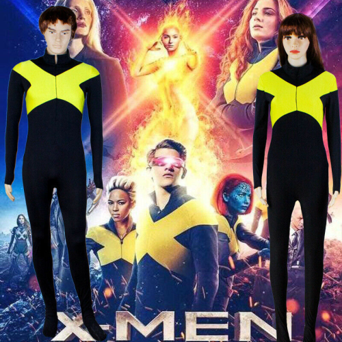 X-Men Dark Phoenix Cosplay Costume Superhero Zentai Suit For Adult And Kids Cos