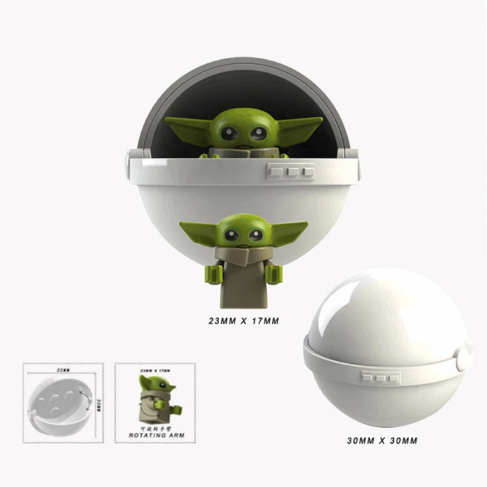 Star Wars The Mandalorian Baby Yoda Grogu Building Blocks Toys