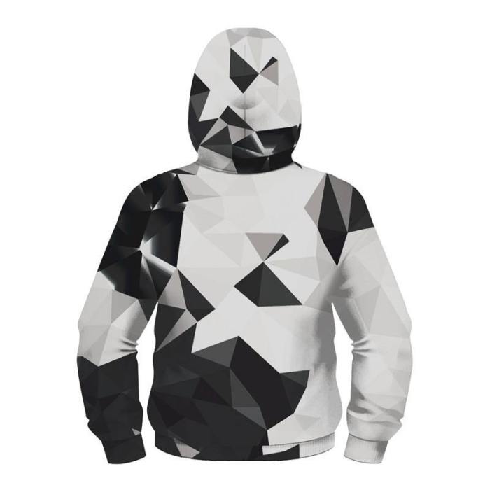 Kids Full-Zip Hoodie 3D Print Graphic Pullover Sweatshirts