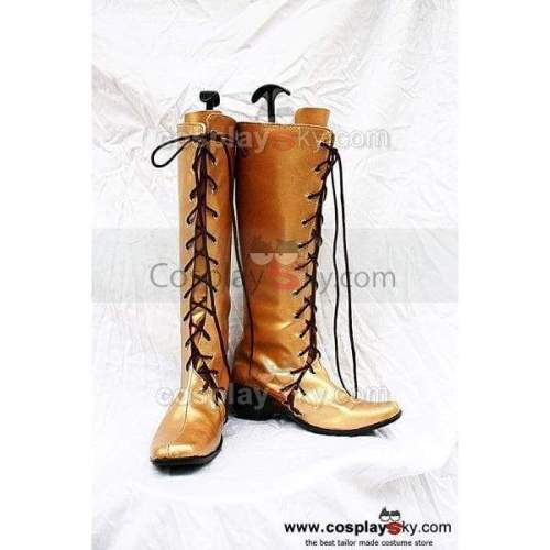 Vocaloid Cosplay Boots Shoes Orange Custom-Made