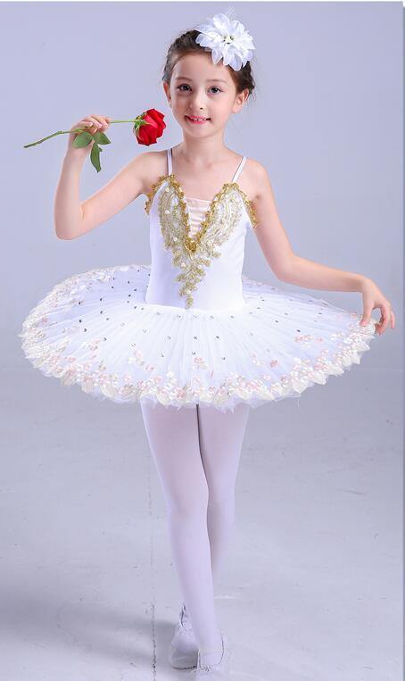 Girls Swan Lake Ballet Dress Tutu Ballerina Dancewear Stage Costumes
