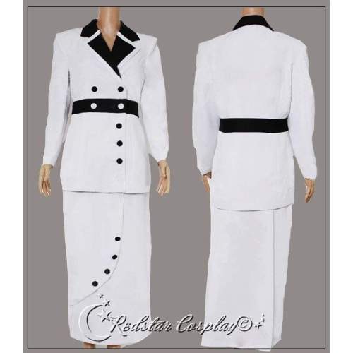 Titanic Rose Cosplay White Maiden Costume Dress - Custom Tailed in Any size