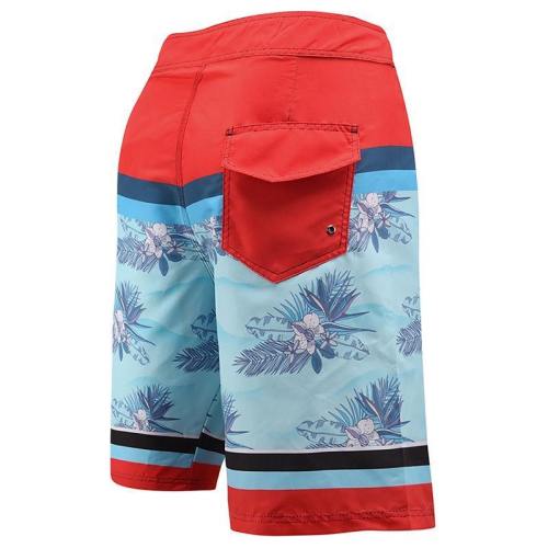 Men'S Beach Board Shorts Floral Pattern Swimming Pants