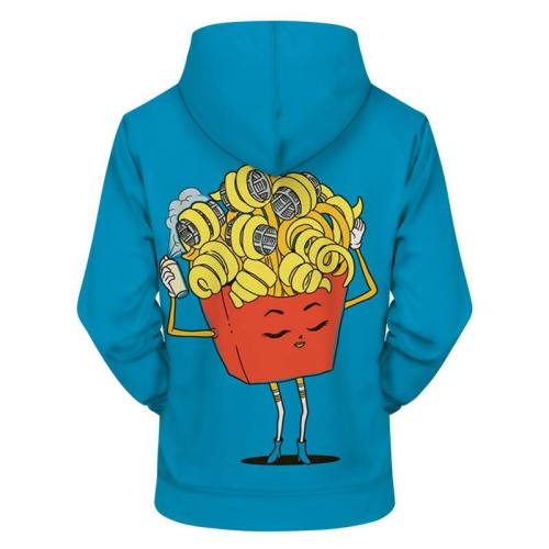 Curly Fries 3D - Sweatshirt, Hoodie, Pullover