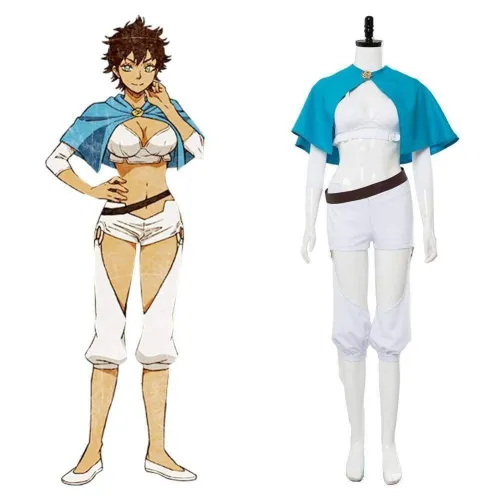 Anime Black Clover Cosplay Costume Sol Marron Outfit