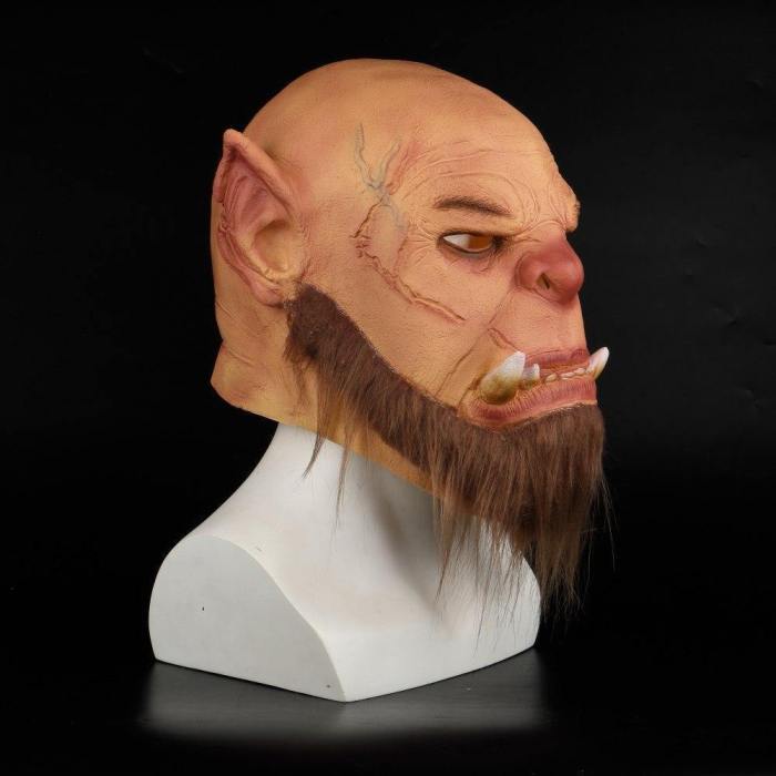 New  Latex Mask World Of Warcraft Masks Ogrim Doomhammer Party Halloween Cosplay Mask