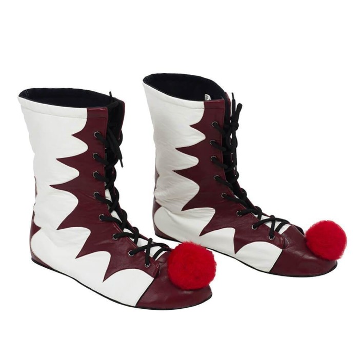 Pennywise Cosplay Scary Clown Costume Halloween Party Cosplay Boots