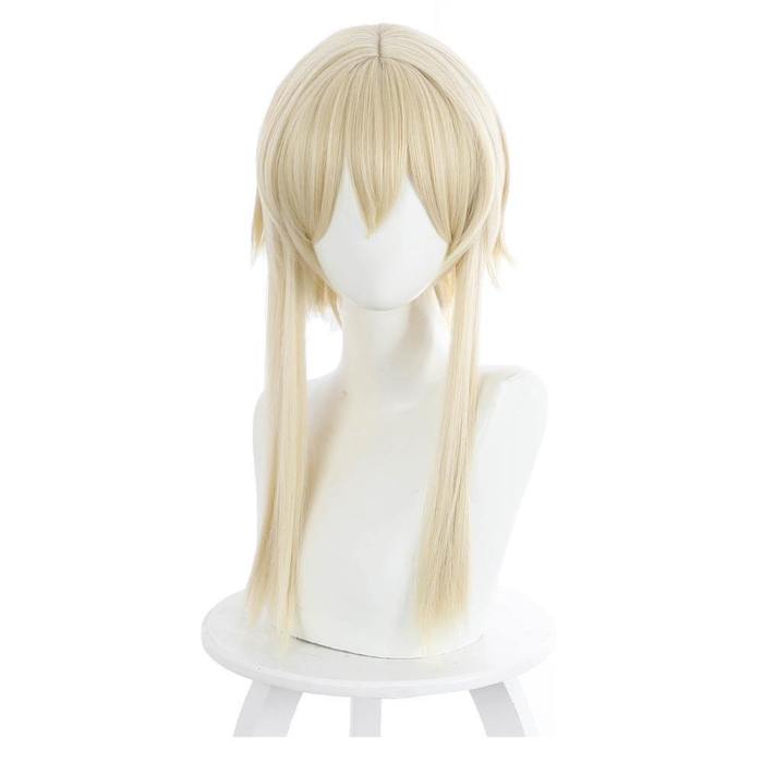 Game Genshin Impact Lumine Heat Resistant Synthetic Hair Carnival Halloween Party Props Cosplay Wig