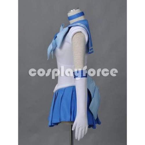 Sailor Moon Sailor Mercury Cosplay Costume With Two Headwears