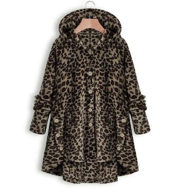 Women Plus Size Faux Fur Overcoats