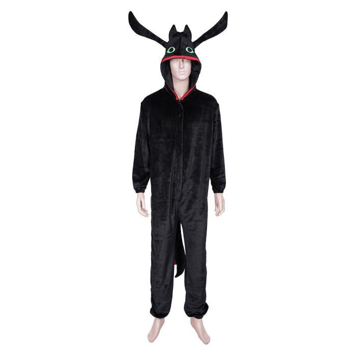 How To Train Your Dragon·Night Fury Sleepwear Pajams Cosplay Costume