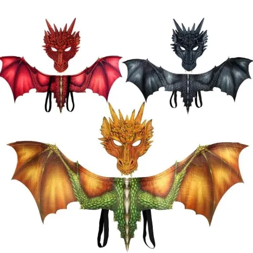 Game Of Throne Dragon Wings Helmet Halloween Dinosaurio Party Costumes