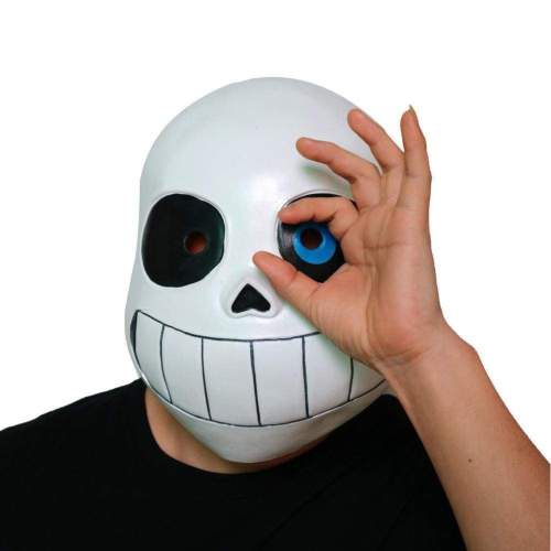 Boys Undertale Sans Cosplay Mask Kids Halloween Mask Latex