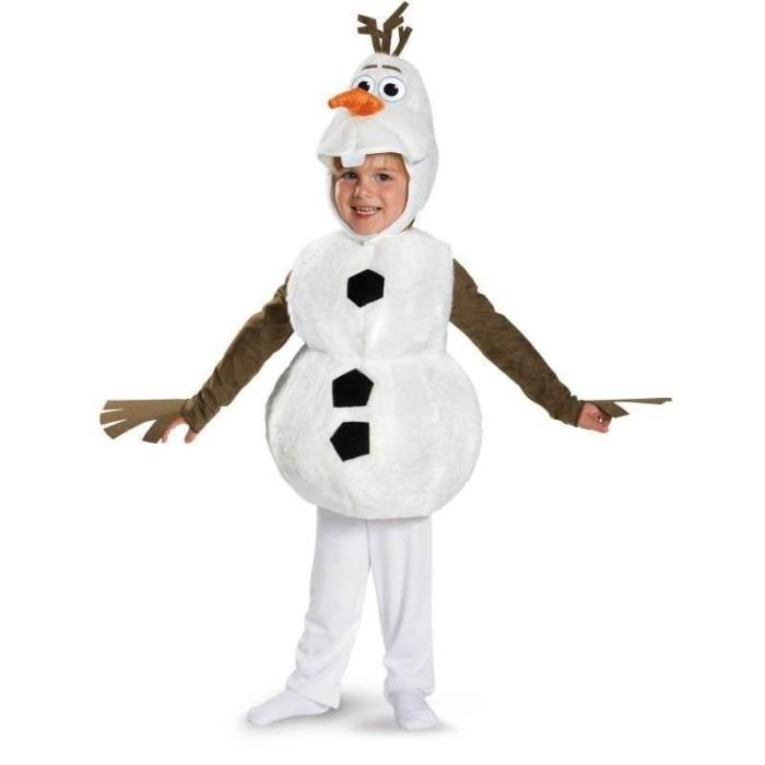 Frozen 2 Snowman Mascot Olaf Costume Cosplay Elsa Anna Fancy Dress Ice Snow Queen Girls Cartoon  Adult Halloween Christmas Party Outfit