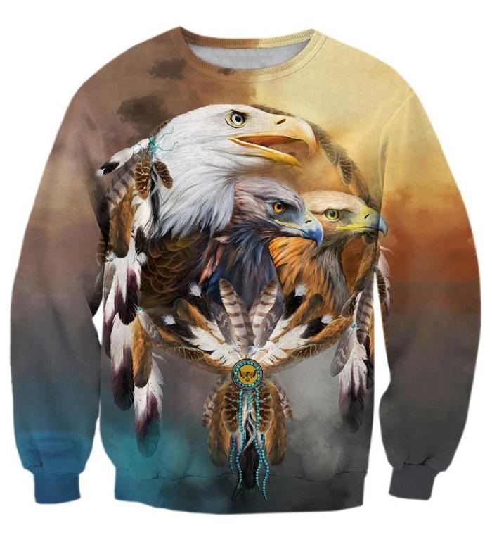 Spiritual Tribal Eagles Sweatshirt/Hoodie