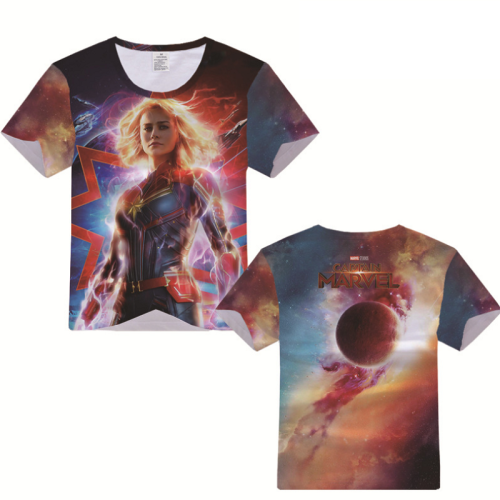 Captain Marvel T-Shirt - Carol Danvers Graphic T-Shirt Csost001