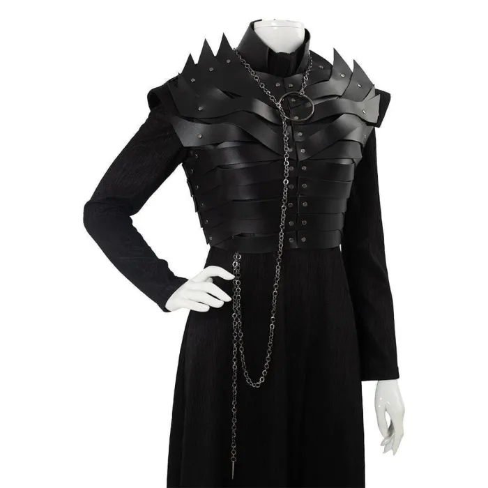 Game Of Thrones Season 8 S8 E2 Sansa Stark Leather Armor Cosplay Costume