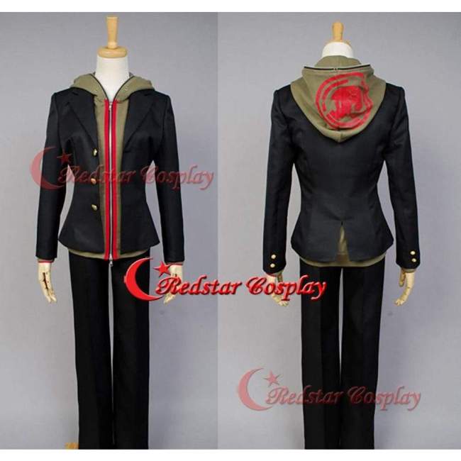 Danganronpa Makoto Naegi Suit Cosplay Costume Outfit Uniform Jacket Coat Hoodie
