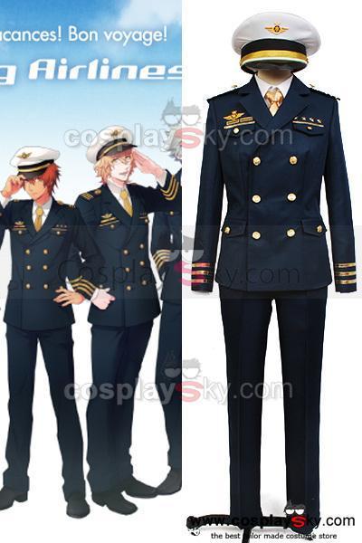 Uta No Prince-Sama Shining Airlines First Officer Uniform Costume