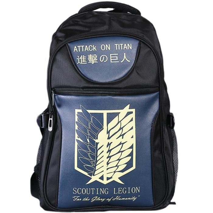 Anime Comics Attack On Titan Teens Backpack Csso119