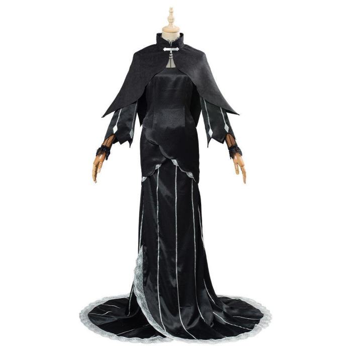 Re:Life In A Different World From Zero Echidna/Ekidona Black Dress Outfit Halloween Carnival Costume Cosplay Costume